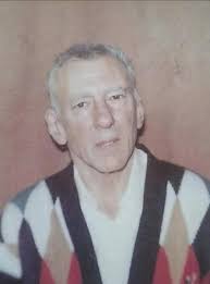Reg and Ron and their mum outside their house in Bethel Green ￼