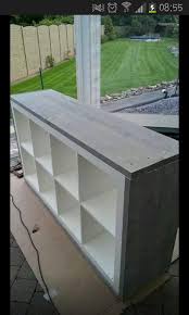 Ikea Kast Bewerkt Met Steigerhout Diy Furniture Ikea Diy Furniture Hacks