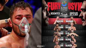 Undercard Usyk vs Fury 2 traz luta preocupante de pesos pesados