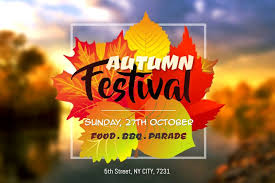 Modern Autumn Fall Event Poster Template Event Poster Template Event Poster Design Event Poster