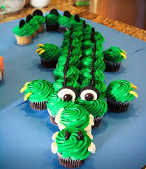Theme Birthday Cupcake Ideas For Boys Crocodile Cake Cake Crocodile Crocodile Cake Cool Birthday Cakes Cupcakes For Boys