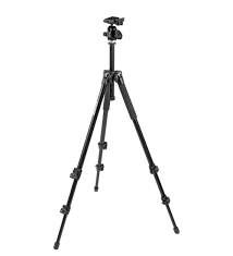 Manfrotto 293 Aluminum Kit Tripod 3 Sections With Quick Release Ball Head Mk293a3 A0rc2
