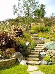 Mauern, wasserläufe oder aussichtsplätze sind hier besser zu verwirklichen als in der ebene. Garten Am Hang Gestalten 23 Ideen Wie Man Die Hanglage Nutzen Kann Gartentreppe Garten Bodendecker