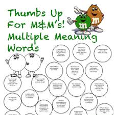 Peachy Speechie Multiple Meaning Words Activities Speech And Language Multiple Meaning Words