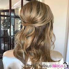 Brautfrisuren mit mittellangen haaren ideal zum flechten und stecken. Halboffene Frisur Neue Halboffene Frisuren 2019 Abiball Frisuren Halboffen Brautfrisur Halboffen Bridemaids Hairstyles Medium Hair Styles Bridesmaid Hair