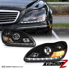 W220 2003 06 Hid Xenon Black Led Projector Headlight Signal Parking Fog Lamps Projector Headlights Hid Xenon Led Projector