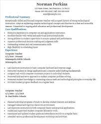What is the best format for some resume formats for freshers may lack this heading but through this section, the recruiter will struggling to make the perfect resume as a fresher in computer science? Free 42 Teacher Resume Templates In Pdf Ms Word