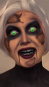 Mary Shaw Scary Halloween Makeup Tutorial