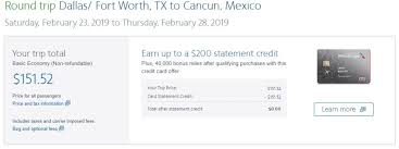 Our flight home from mexico we had to change. Fly From Dallas To Cancun For 152 R T Points With A Crew