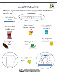 2nd Grade Math Measurement Match 1 Gif 1 000 1 294 Bildepunkter Measurement Worksheets 2nd Grade Math Math Worksheets