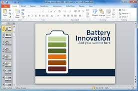 Animated Battery Powerpoint Template Powerpoint Templates Powerpoint Powerpoint Presentation