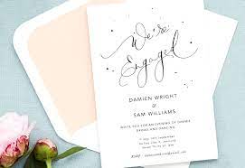 Followed by dinner at 19.30. Engagement Party Invitation Wording Ideas Papier