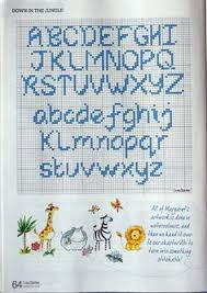 Abécédaire sur le thème du dessin. 220 Idees De Point De Croix Abecedaires Point De Croix Alphabet Point De Croix Croix