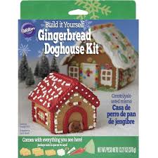 Build your dog a home of their own with these free diy dog house plans that include diagrams, photos, building instructions, and materials/cut lists. Wilton Un Assembled Christmas Dog House Kit