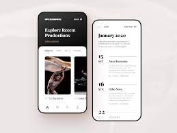 Operahouse Mobile App Mobile App Design Inspiration App Interface Design Mobile App Design