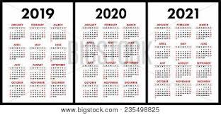 Printing printable calendar 2021 small. Pocket Calendar 2019 Vector Photo Free Trial Bigstock