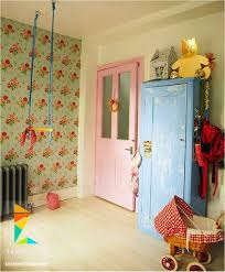 غرف نوم أطفال بألوانها المبهجة تعرف على أفضل ديكورات وتصاميم غرفة الاطفال التي تناسب ذوقك في احدث كتال Vintage Kids Room Vintage Girls Rooms Pastel Kids Room