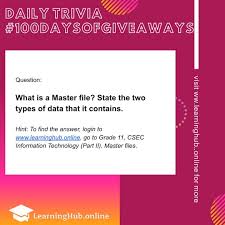 Instantly play online for free, no downloading needed! Learninghub Online 100daysofgiveaways Daily Trivia Question For June 16 Please Answer In The Comments Below You Must Include Your Learninghub Online Username With Your Answer To Win Winner Will Be Selected At