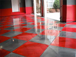Each vinyl garage tile is backed by choose a bold contrast between the tile and square color, such as blue and black, or a classic red and black combo. 90 Garage Flooring Ideas For Men Paint Tiles And Epoxy Coatings