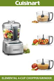 Chop Up Delicious Guacamole Salsa Pesto Apple Sauce And More With Cuisinart S Versatile Elemental 4 Cup Chopper Grind Food Processor Recipes Food Food Print