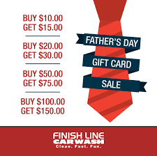 Maybe you would like to learn more about one of these? Finish Line Car Wash On Twitter The Father S Day Gift Card Sale Is Back In Action Stop By Any Location To Stock Up On Gift Cards For Dad