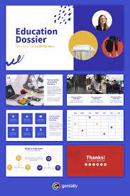 Education Dossier Template Education School S Best Templates