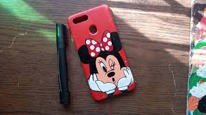 Slim luxury silicon phone case. How To Make Diy Mickey Mouse Phone Cover Customize Phone Cover Diy Art Youtube