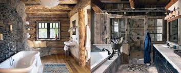 Modern rustic in general is combining a simple clean design with a little warmth and character. Top 70 Best Rustic Bathroom Ideas Vintage Designs