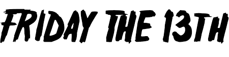Maybe you would like to learn more about one of these? Friday The 13th Font Download Famous Fonts