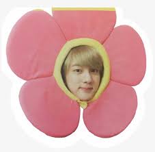 So seokjin's flower crown that he made was based on his maplestory pet that follows him around. Kim Seokjin Flower 1020x952 Png Download Pngkit