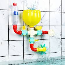 How to bathe a newborn. Baby Bath Toys Kids Bathroom Shower Head Toys Diy Blocks Water Pipe Faucet Educational Windmill Toy With Suction Cups Buy Online At Best Prices In Pakistan Daraz Pk