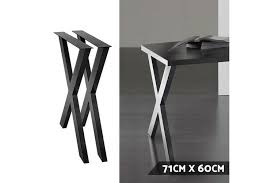 There are plenty of good reasons to shop for table legs, and whether you're looking for thick or thin, plain or carved, wooden or metal legs, there are many excellent options to choose from. Artiss Table Legs Dining Table Coffee Table Metal Table Legs X Shape Matt Blatt