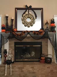 Just make sure that your. Halloween Fireplace Mantle Decoration With Skull Wreath Halloween Fireplace Fireplace Mantle Decor Halloween Fireplace Mantle