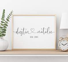 Personalised Couple Names Printable Art Valentines Day Gift Etsy Printable Art Personalized Wedding Gifts Couple Personalized Couple Gifts