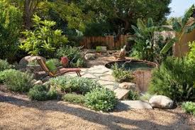 Hot New Gardens Contemporary Landscape Santa Barbara By Margie Grace Grace Design Associates Hot Tub Landscaping Hot Tub Garden Rustic Backyard