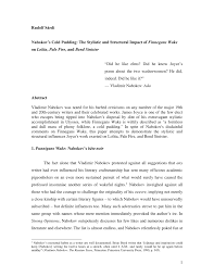 Directory of finnegans wake reading groups a list of local groups meeting in real space and time. Pdf Nabokov S Cold Pudding The Stylistic And Structural Impact Of Finnegans Wake On Lolita Pale Fire And Bend Sinister