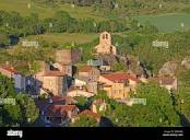 The village of Saint Herent, Puy-de-Dome, Auvergne, Massif-Central ...