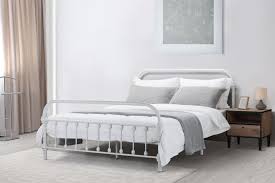 Large range available for immediate delivery. Dick Smith Shangri La New York Metal Bed Queen White Home Garden Furniture Beds Mattresses Beds Bed Frames