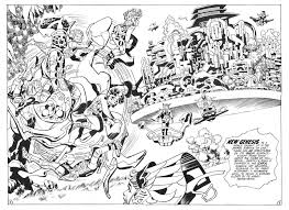 Black And White Marvel Comic Strip Wallpaper Http Beyondthebunker Files Wordpress Com 2012 02 1863070 Jack Kirby 747 Jpg Jack Kirby Art Black And White Comics Jack Kirby