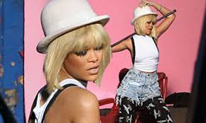 Rihanna goes blonde in You Da One video inspired by A Clockwork Orange |  Daily Mail Online