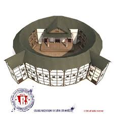 Globe Theatre 3d Model Globe Theater 3d Model Model