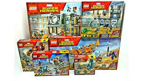 Lego Avengers Infinity War Complete Set All Playsets Youtube