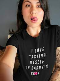 I Love Tasting Myself on Daddys Cck Ddlg Shirt Ddlg Gift - Etsy
