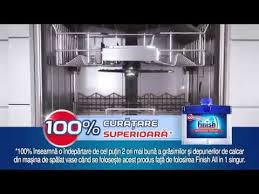 Finantare in rate, retur in 14 zile si garantie extinsa. Finish Solutie De Curatare Pentru Masina De Spalat Vase Youtube