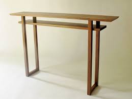 Narrow Walnut Entryway Console Table Modern Foyer Table Etsy Narrow Hall Table Entryway Console Table Modern Bar Table