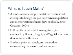 California State University Long Beach Vanessa Velasco M A Kristin Powers Ph D Ncsp Effectiveness Of Touch Math For Teaching Addition To Kindergarten Ppt Download