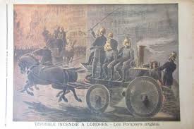 Details Sur Sapeurs Pompiers Anglais Intervention Incendie Gravure Le Petit Journal 1897 Pompier Sapeur Pompier Sapeur