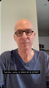 Todd May explains why he wrote SHOULD WE GO EXTINCT? and how he developed  the book., Watch the video to learn more, and learn more about SHOULD WE GO  EXTINCT? at the link in our bio.