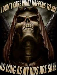 Do Or Die Everything And Anything In My Power To Keep Them Safe Skull Skull Artwork Grim Reaper