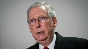 Regardless, the purplish hands — and apparent bruising above his lip — are fitting for a man who has proudly referred to himself the grim reaper. Mcconnell Suspends In Person Republican Lunches Cnnpolitics